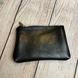 Giantree small coin purse, vegan leather zipper portable mini change wallet